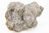 Gemmy, Cubic Fluorite Cluster w/ Calcite & Barite - Moscona Mine #219078-1